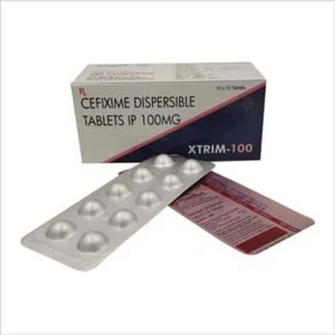 Cefixime Dispersible Tablets 100 Mg At Rs 2700 Pack Cefixime Tablet