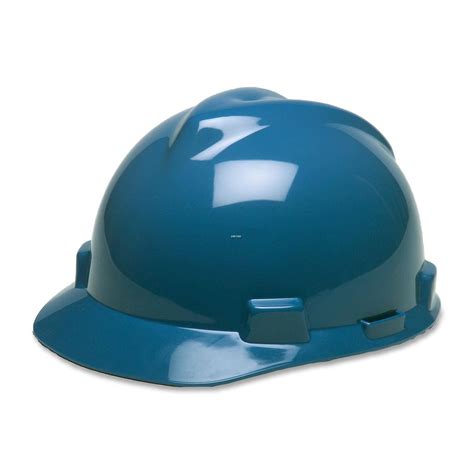 Msa V Gard® Polyethylene Standard Slotted Cap Style Hard Hat With Fas