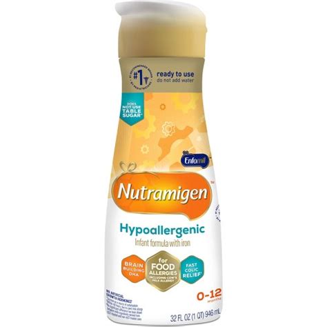 Enfamil Nutramigen Hypoallergenic Ready To Feed Infant Formula - 32 Fl ...