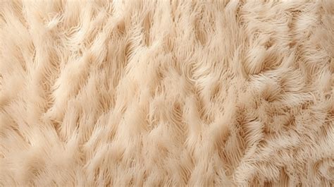 Close Up Of Soft Fleecy Cloth Texture In A Soothing Beige Background