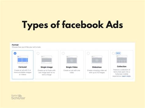 Types Of Facebook Ads A Comprehensive Overview