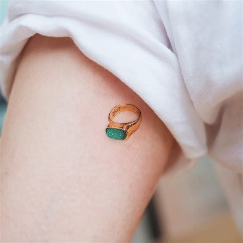 Realistic Gold Ring Tattoo Atelier Yuwa Ciao Jp