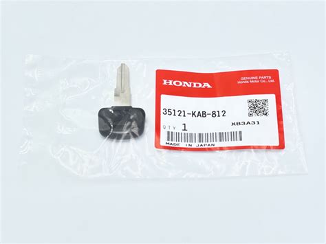 Заготовка ключа Honda 35121-KAB-812 - Honda арт. 35121-KAB-812 - купить ...