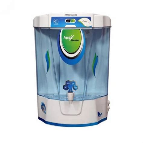 Ro Uv Uf Tds Plastic Aquax Thunder RO Water Purifier For Home 15 L At