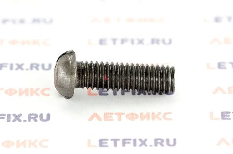 Винты М6х20 с полукруглой головкой с прямым шлицем без покрытия ГОСТ ...