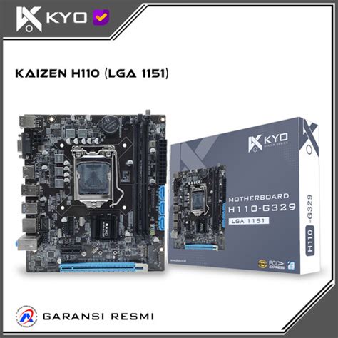 Promo Motherboard Kyo Kaizen H Socket Lga Ddr Mobo H Intel