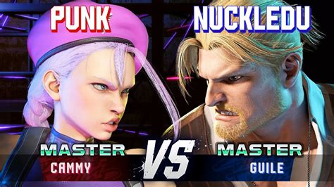 Sf Punk Cammy Vs Nuckledu Guile High Level Gameplay Youtube