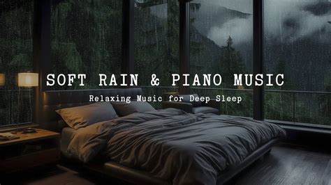 Cozy Bedroom In A Quiet Rain Forest Soft Piano Music Rain Sounds On