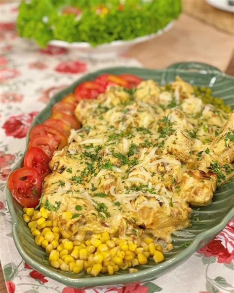 Frango A Passarinho Cremoso Receita Tv Gazeta