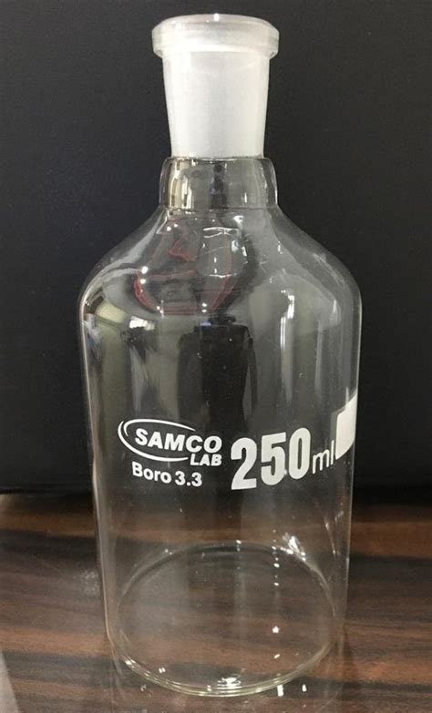 Samco Lab Round Borosilicate Glass Reagent Bottles Narrow Mouth