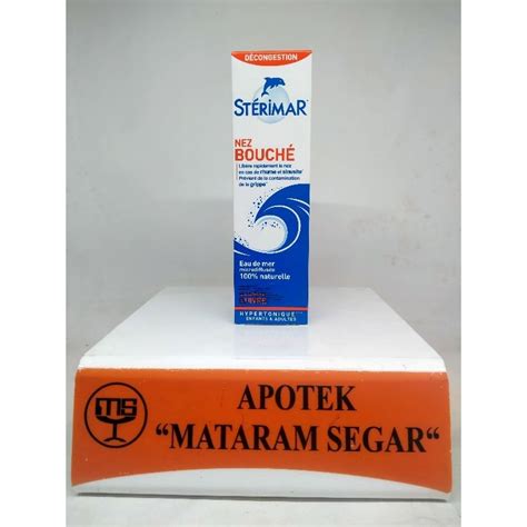 Jual STERIMAR BLOCKED NOSE DEWASA HYPERTONIC 100 ML Shopee Indonesia