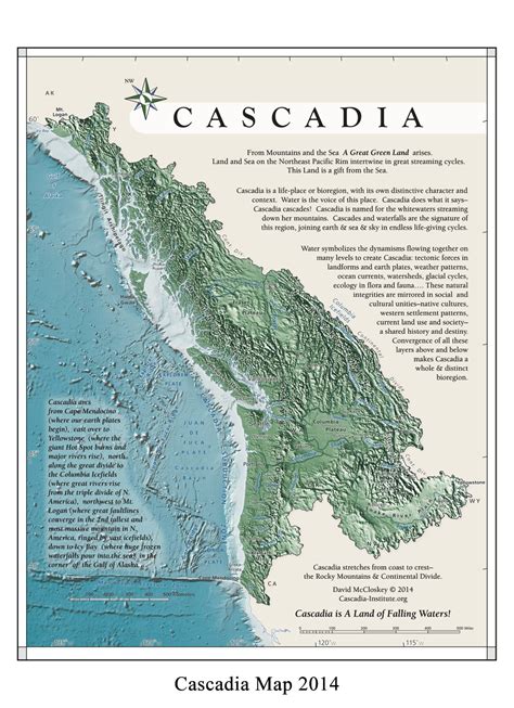 Cascadia Geography Of Bioregion Name Flag Images And Maps Philosophy