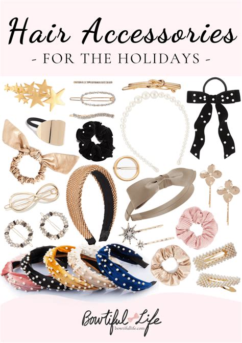 Hair Accessories for the Holidays - Bowtiful Life