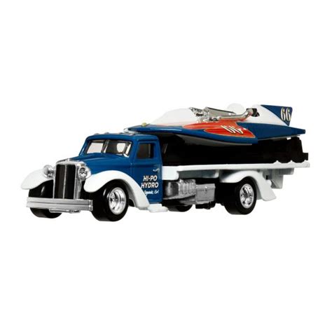 Hot Wheels Team Transport HW Classic Hydroplane és Speed Waze autószállító kisautó JátékNet hu