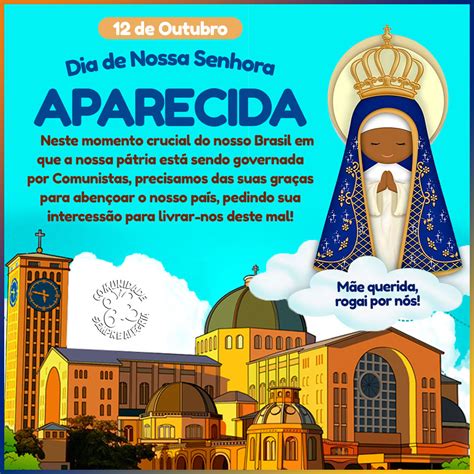 12 De Outubro Nossa Senhora Aparecida Sempre Alegriasempre Alegria