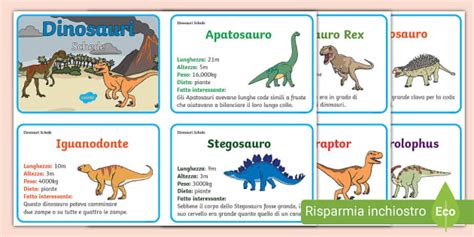 Attività sui dinosauri scuola primaria teacher made