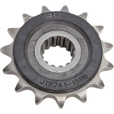 JT Rubber Cushioned Steel Front Sprocket 15T 525 JTF741 15RB