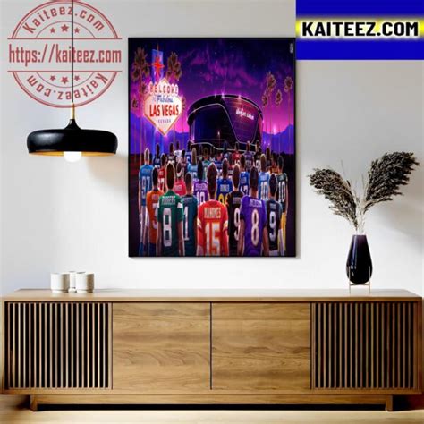 NFL Kickoff 2023 The Journey To SBLVIII Starts Art Decor Poster Canvas ...