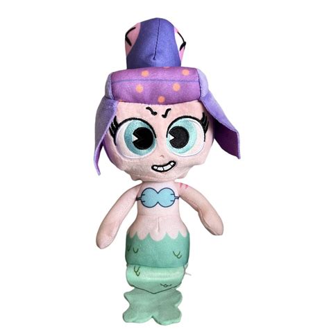 Game Cuphead Mermaid Cala Maria Soft Stuffed Plush Toy