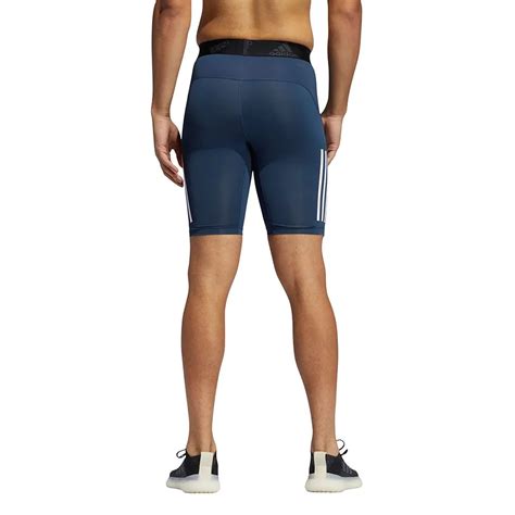 Adidas Techfit 3 Stripes Blue Buy And Offers On Runnerinn