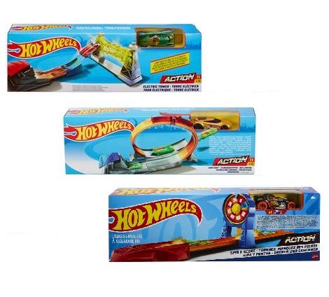 Hot Wheels Pistas De Acrobacias FTH Mattel Happily Brinquedos