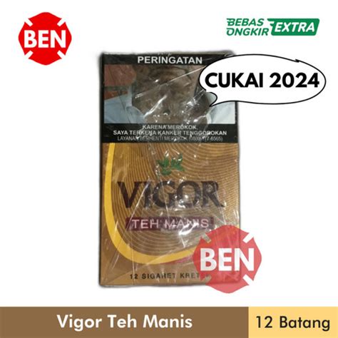 Jual Rokok Vigor Teh Manis Batang Sigaret Kretek Djarum Kuning Tea