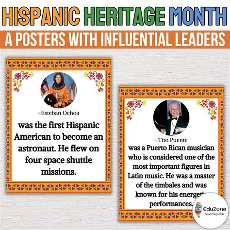 Hispanic Heritage Month Posters Classroom Decor That Celebrates Diversity Made By Teachers