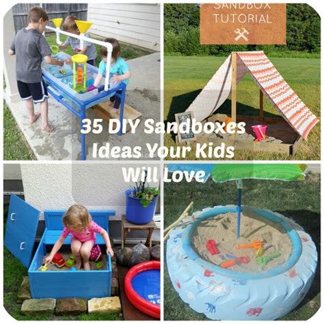 35 Diy Sandboxes Ideas Your Kids Will Love