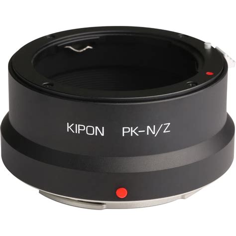 Kipon Lens Mount Adapter For Pentax K Mount Lens To Pk Nik Z B H