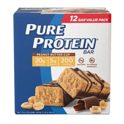 Pure Protein Peanut Butter Cup Bars 12 Ct 1 76 Oz Pick N Save