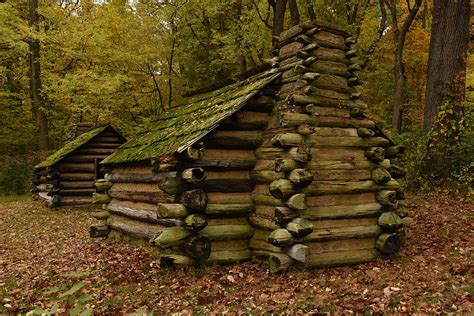 Valley Forge - Encampment - Soldier Cabins Photograph by Joe Walmsley