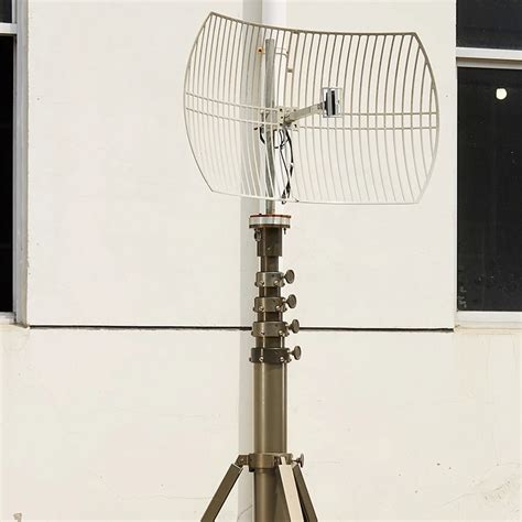 Vehicle Mounted Pneumatic Telescopic Mast For Antenna Telecommunication