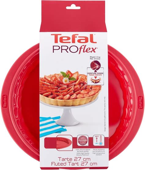 Tefal J4090813 Proflex Moule à Tarte 27 cm Amazon fr Cuisine Maison