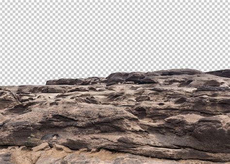 Premium Psd Rock Isolated Transparency Background