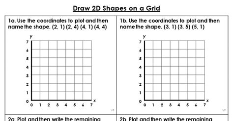 Draw 2d Shapes On A Grid Varied Fluency Classroom Secrets