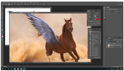 Photoshop montage tutorial: putting wings on a horse