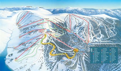 Falls Creek Alpine Resort Trail Map | OnTheSnow