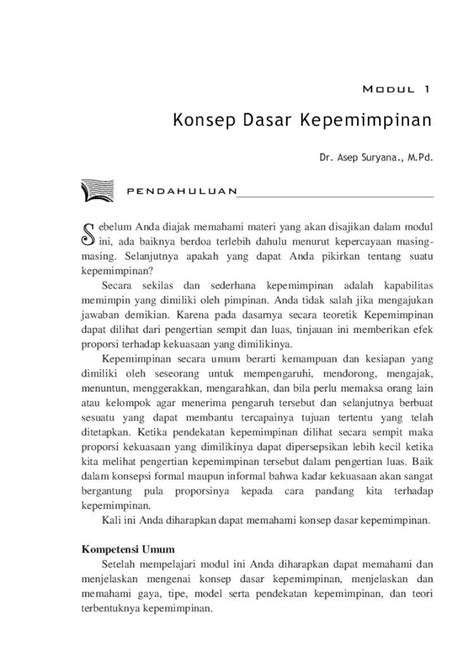 PDF Konsep Dasar Kepemimpinan 2016 10 21 1 Menjelaskan