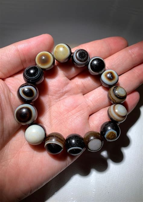 Natural Agate Dzi Beads Gem