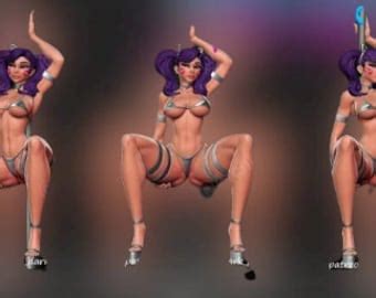 Poledancer Girl Nsfw Sexy Naked Statue 3d Model 3d Printer Stl Files Etsy
