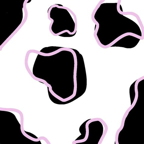 Pink Cow Print Wallpaper