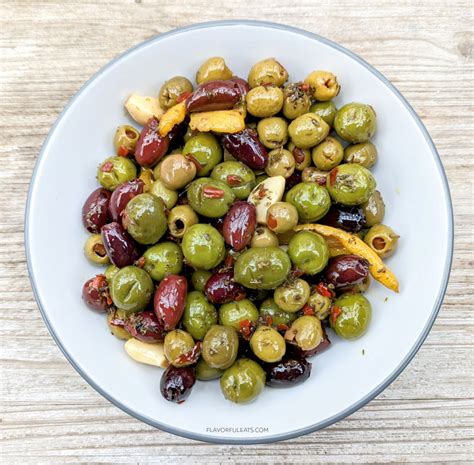 Slow Cooker Marinated Olives Flavorful Eats