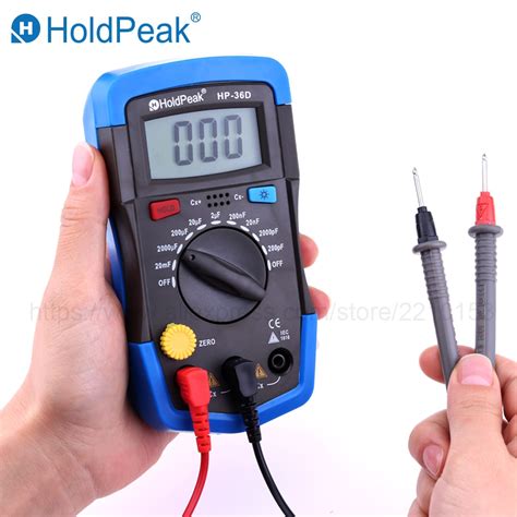 Aliexpress Buy Holdpeak Mini Multimeter Lcd Digital Capacitance