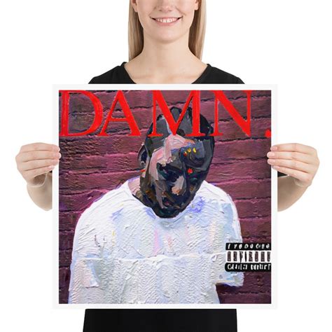 Kendrick Lamars Damn Album Cover Wall Art - Etsy