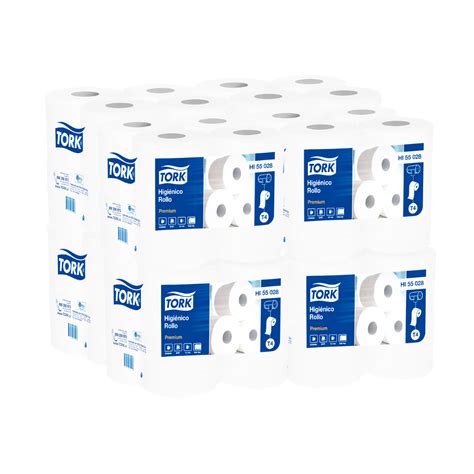 Papel HigiÉnico Tork Premium 50 Metros Doble Hoja 8 Pack De 4 Rollos