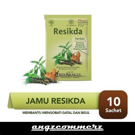 Jual SIDOMUNCUL Resikda Jamu Tradisional Obat Herbal Gatal Bisul