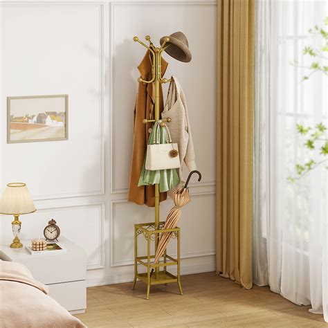 Snapklik Hoctieon Coat Rack Freestanding Entryway Hanger Stand