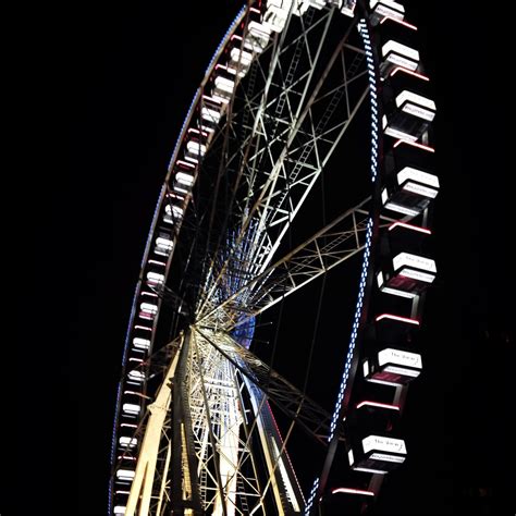 Kostenlose Foto Nacht Rad Stadt Riesenrad Freizeitpark