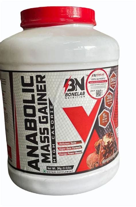 Chocolate Bonelab Anabolic Mass Gainer 3 Kg At Rs 2000 Jar In Greater