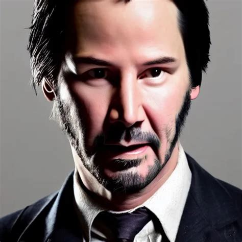 Portrait Of Keanu Reeves As 10th Doctor Who In The Stable Diffusion